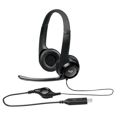 Logitech H390 USB Headset with Noise-Cancelling Microphone